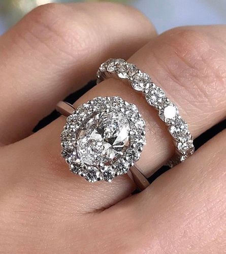 2 carat Oval Diamond Super Slim Engagement Ring | Lauren B Jewelry