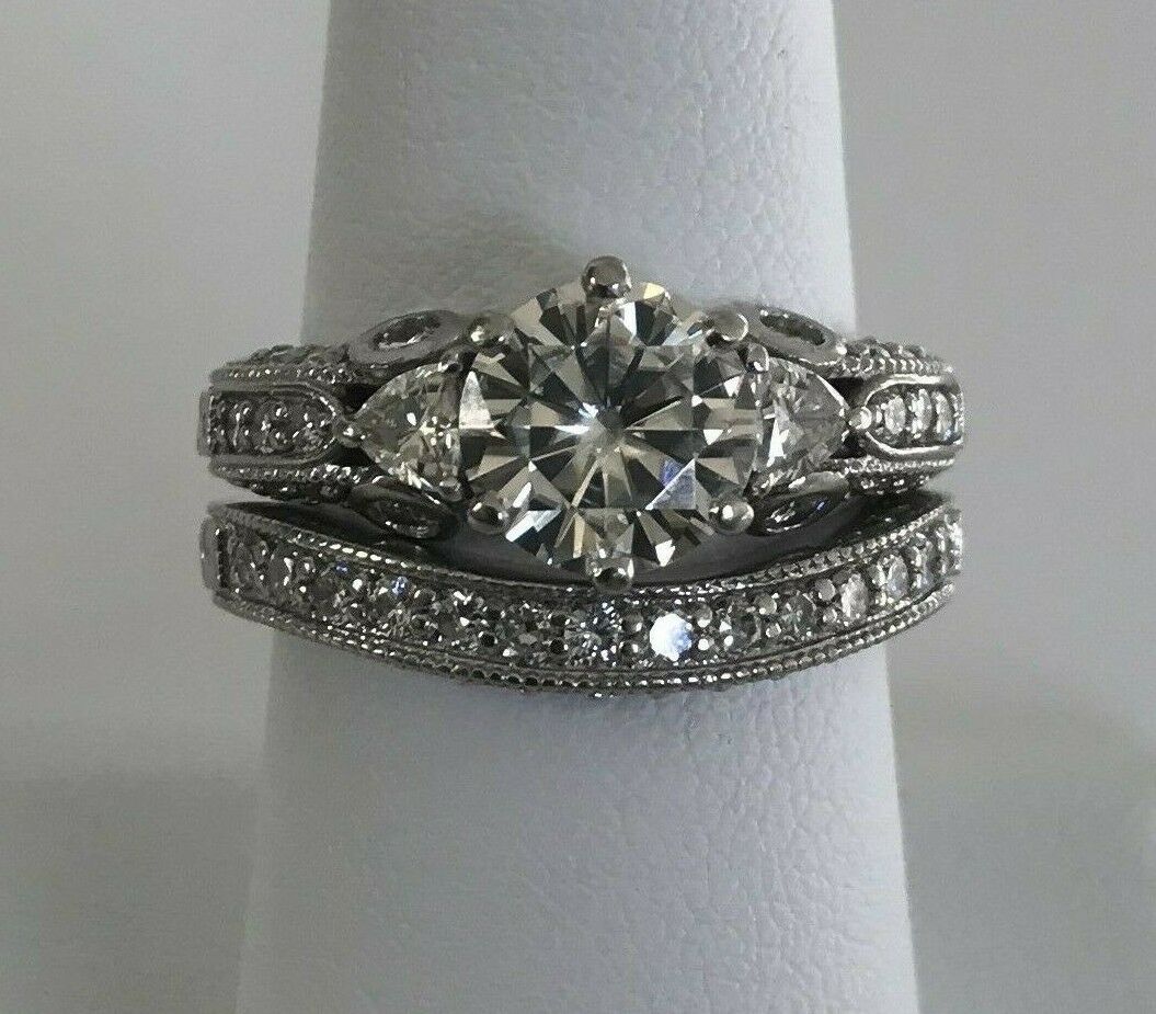 50 Ct Fancy Cocktail Asscher Cut Engagement Wedding Ring 925 Sterling Silver